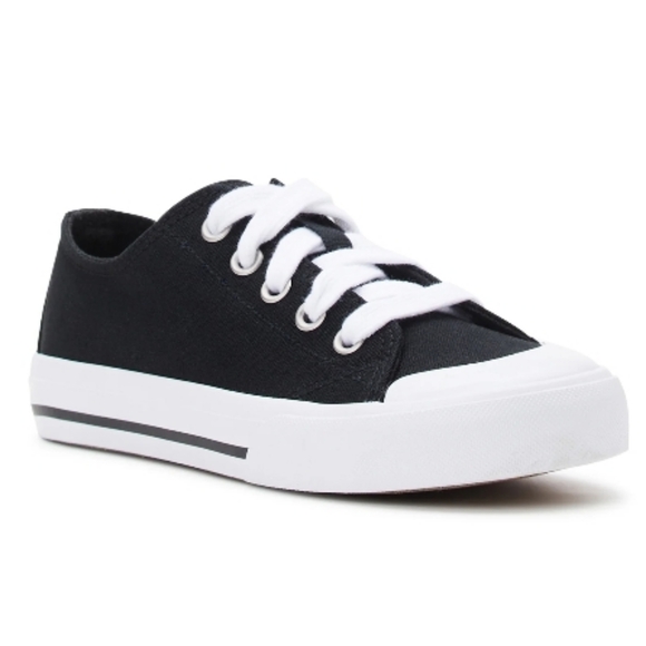 Boys Canvas Casual Lace-up Low-Top  Sneaker - Picture 2 of 13